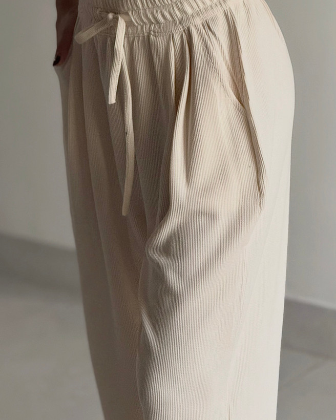 شلوار بگ کمر کش وارداتی